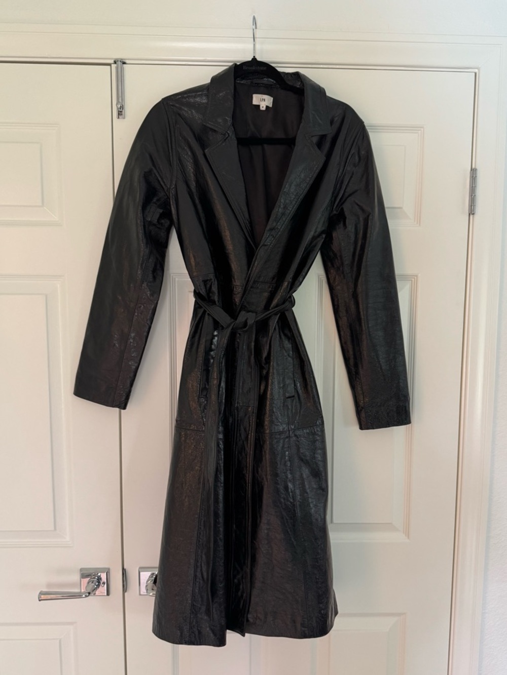 LPA Leather trench jacket